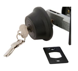 Cerrojo tubular doble 6070 negro Scanavini