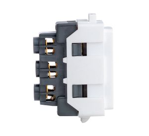 Módulo tomacorriente 10A 2P+T Génesis blanco Schneider