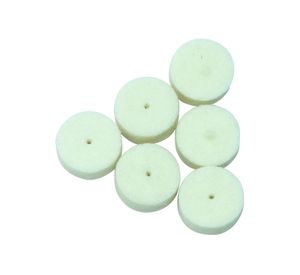 Disco de fieltro para pulir 0,5x1 cm 414 blanco Dremel