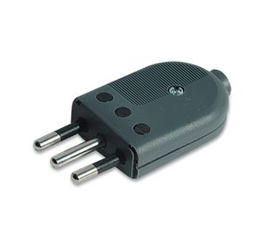 Enchufe macho convertible 10 amp negro Schneider
