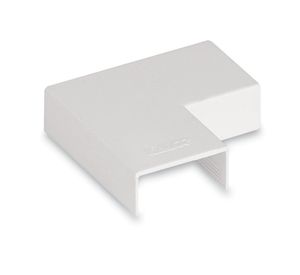 Curva plana 14 x 7 mm autoextinguible blanco Kalop