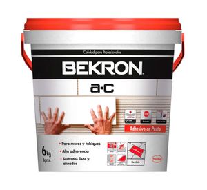 Adhesivo pasta para cerámicas 6 kilos bekron