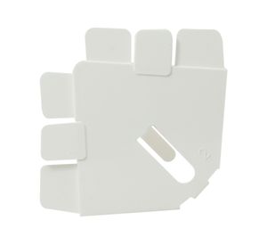 Ángulo plano variable 40x16 mm blanco Legrand