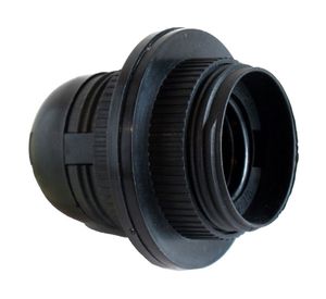 Portalámpara e 27 con anillo plástico Rema