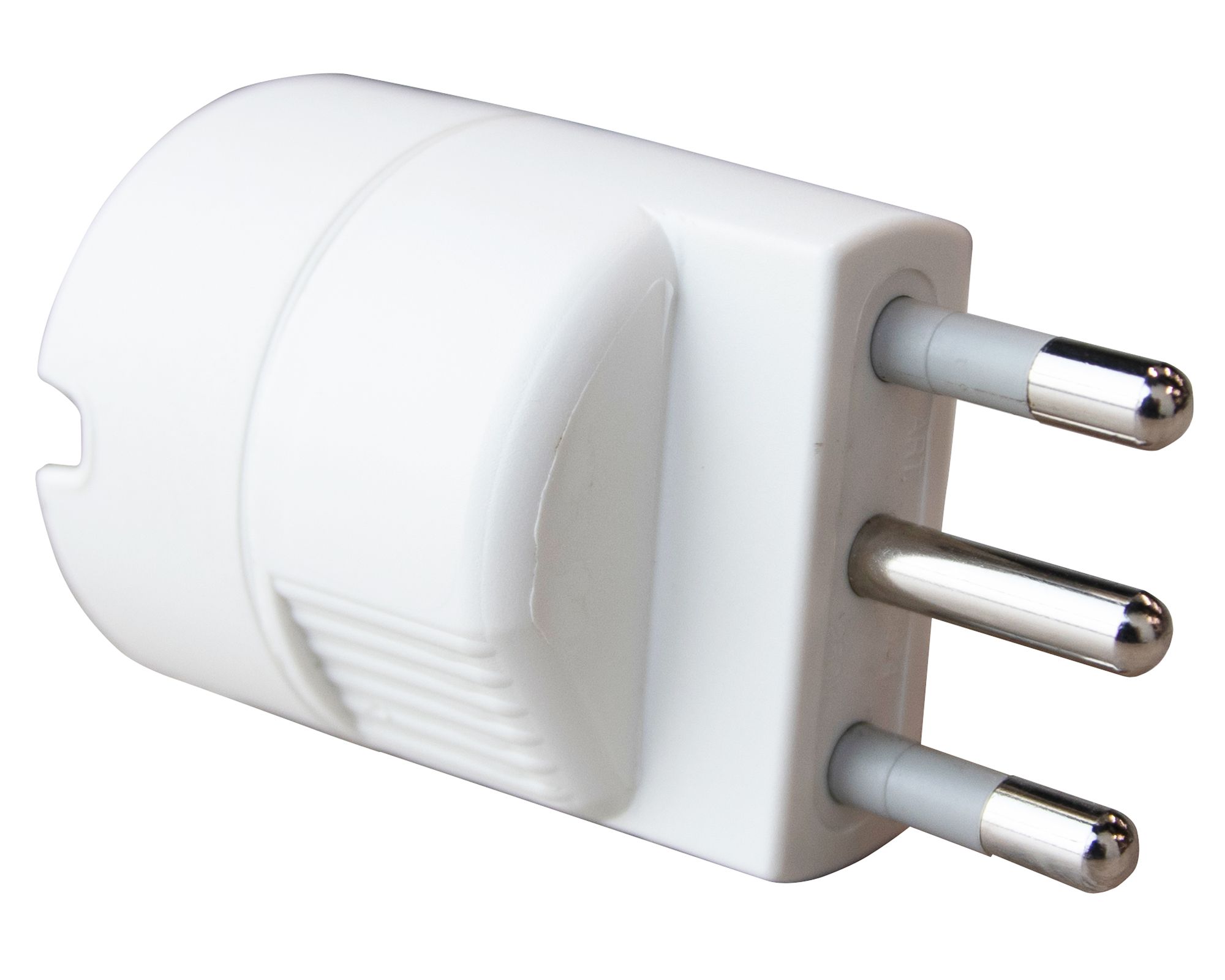 Adaptador schuko 16A 1500W blanco
