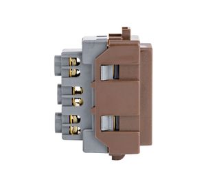 Módulo tomacorriente 10/16A 2P+T Génesis café Schneider