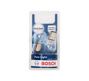 Ampolleta 5W P21 Pure light 2 unidades Bosch