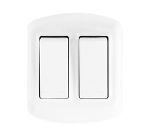 Interruptor doble 9/15 con casquete modus plus Bticino