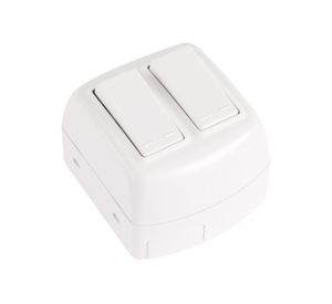 Interruptor doble 9/15 con casquete modus plus Bticino