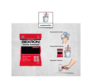 Fragüe negro 1 kilo Bekron