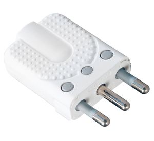 Enchufe macho convertible 10 amp blanco Bticino
