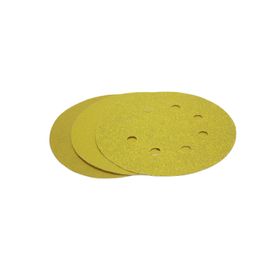 Disco de lija para lijadora/esmeril/taladro 5'' grano 40-80-120 pack 3 unidades Isesa