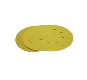 Disco de lija para lijadora/esmeril/taladro 5'' grano 40-80-120 pack 3 unidades Isesa