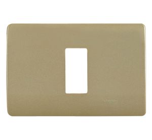 Tapa simple Génesis dorado Schneider