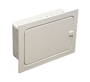 Tablero embutido 10 módulos tapa metálica Saime