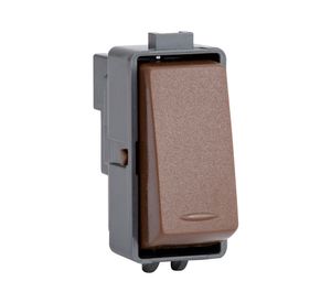 Módulo pulsador 16A 9/12 Génesis café Schneider