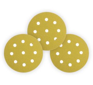 Disco de lija para lijadora 4 1/2'' grano 80 pack 3 unidades Isesa