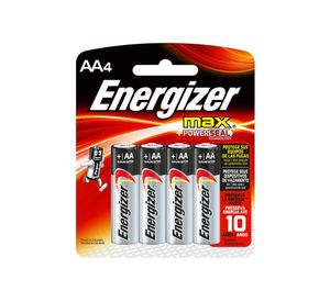 Pila alcalina Max AA 4 unidades Energizer