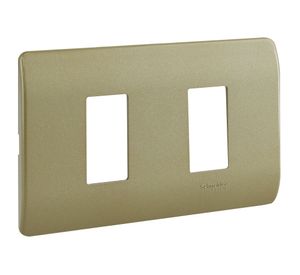 Tapa doble Génesis dorado Schneider