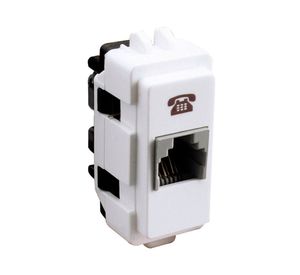 Módulo toma RJ11 Génesis blanco Schneider