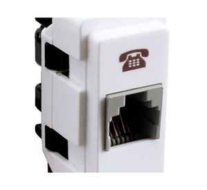 Módulo toma RJ11 Génesis blanco Schneider