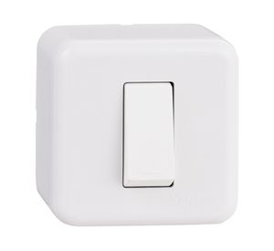 Casquete interruptor conmutador 16A Génesis blanco Schneider