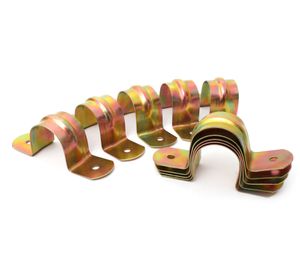 Abrazadera metálica 2 pc 25 mm (3/4) pack 10 unidades Mec