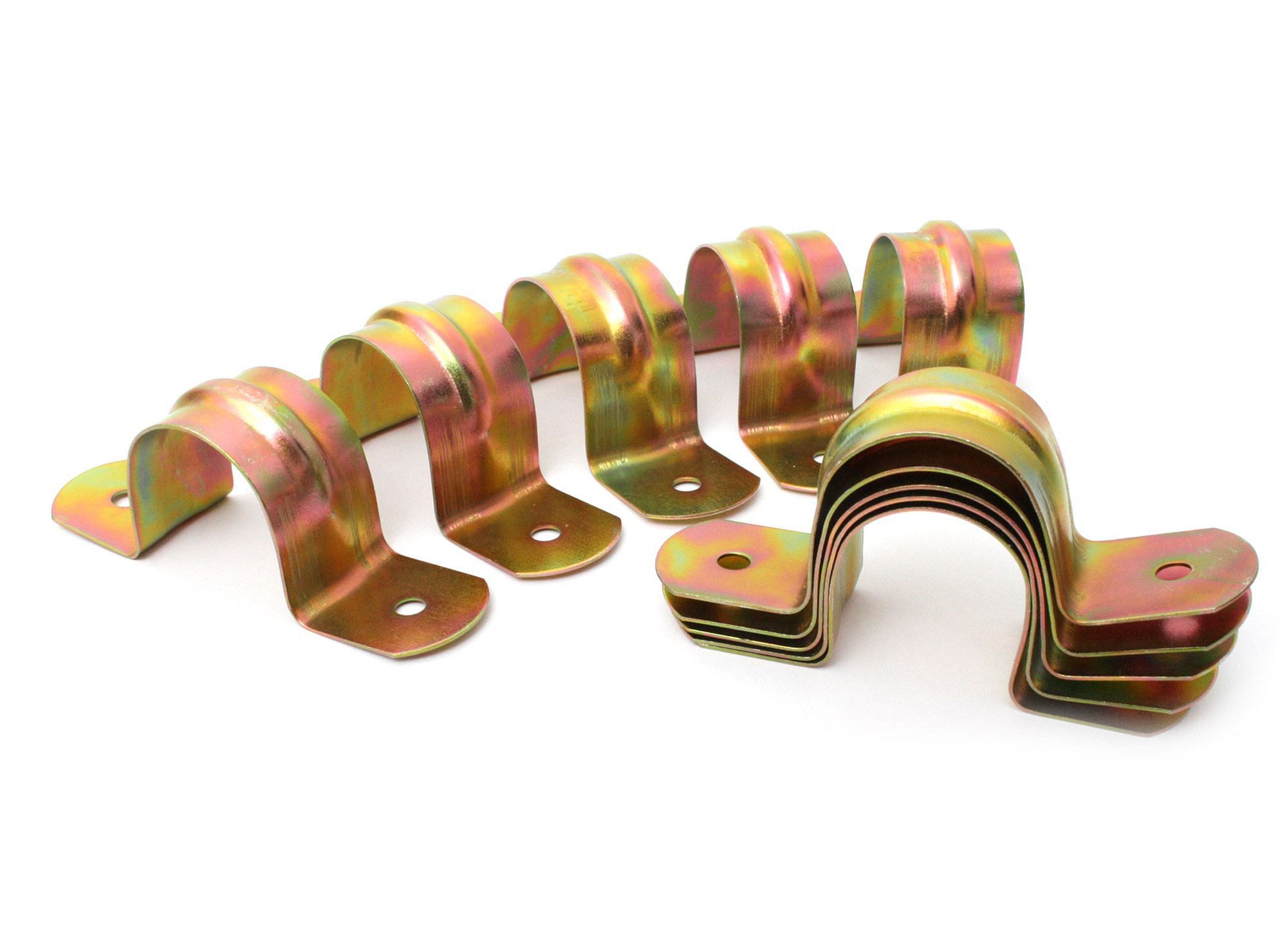Abrazadera metálica 2 pc 25 mm (3/4) pack 10 unidades Mec