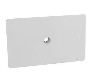 Tapa plástica caja con salida cable Schneider