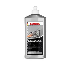 Cera auto 500 ml Polish&wax color gris Sonax