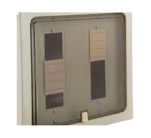 Tablero metálico embutir din 18 módulos Saime