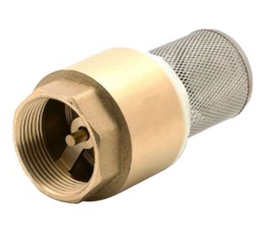 Válvula pie acero inoxidable 1''