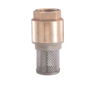 Válvula pie acero inoxidable 1''