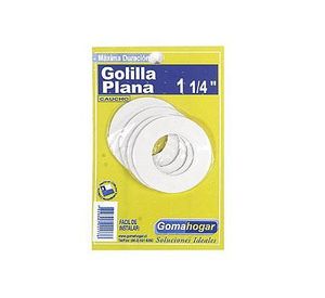 Golilla plana 1 1/4'' Goma hogar
