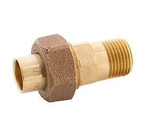 Unión americana de bronce 1/2 so he Nibsa