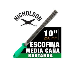Escofina semi redonda 10'' M19427 Nicholson