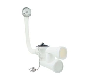 Desagüe tina 1 1/2'' con rebalse y sifón Hoffens