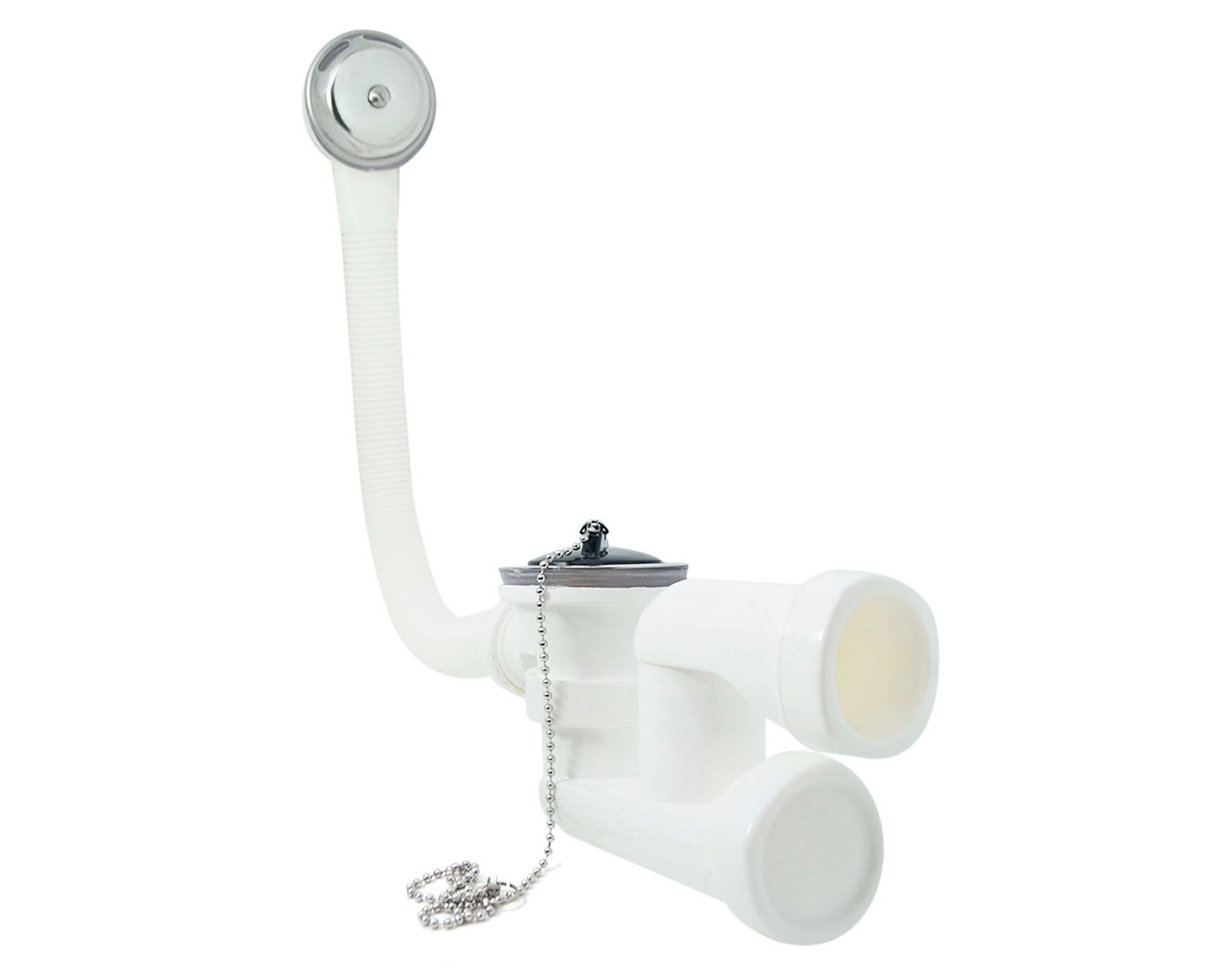 Desagüe tina 1 1/2'' con rebalse y sifón Hoffens | Easy.cl