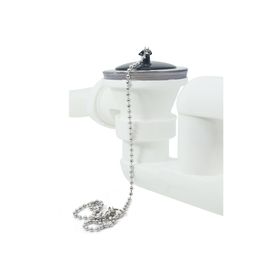 Desagüe tina 1 1/2'' con rebalse y sifón Hoffens