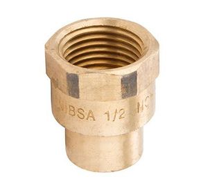 Terminal de bronce 1/2 so hi Nibsa