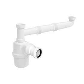 Sifón lavaplatos 2 trazas completo Hoffens