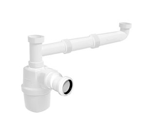 Sifón lavaplatos 2 trazas completo Hoffens