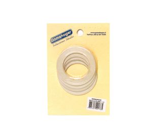 Golilla plana 1 1/2 4 unidades Goma hogar