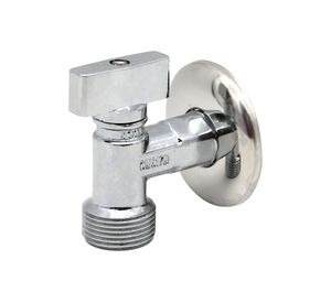 Llave angular bola 1/2 x 3/4'' HEHE cromada Tres.