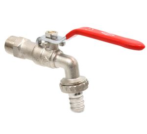 Llave bola con unión manguera 1/2 x 3/4 Nibsa