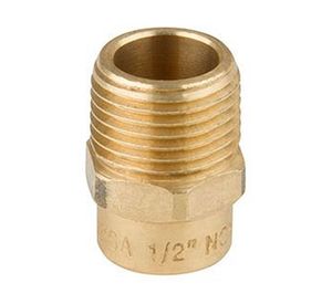 Terminal de bronce 1/2 so he Nibsa