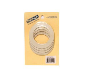 Golilla plana 2'' 4 unidades Goma hogar