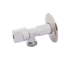 Llave angular bola he 1/2'' cromada Tres.