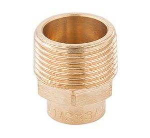 Terminal de bronce 3/4 x 1/2'' so he Nibsa