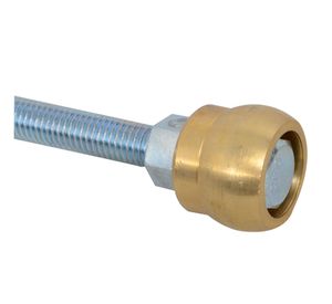 Guía portón 35 mm bronce Ducasse Industrial